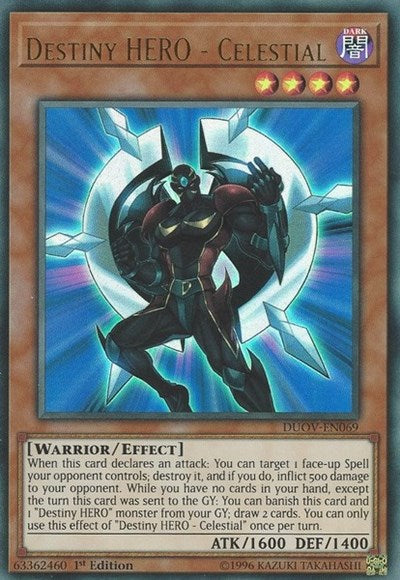 Destiny HERO - Celestial [DUOV-EN069] Ultra Rare | Exor Games Summserside