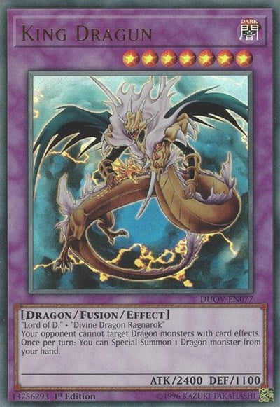 King Dragun [DUOV-EN077] Ultra Rare | Exor Games Summserside