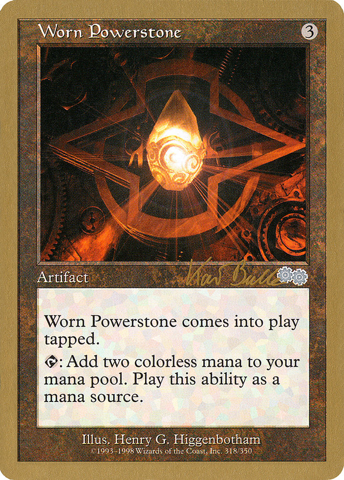 Worn Powerstone (Kai Budde) [World Championship Decks 1999] | Exor Games Summserside