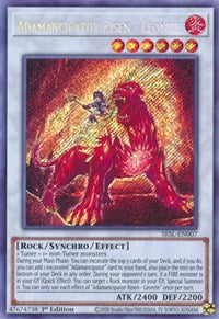 Adamancipator Risen - Leonite [SESL-EN007] Secret Rare | Exor Games Summserside