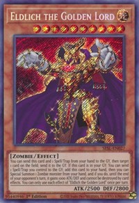 Eldlich the Golden Lord [SESL-EN027] Secret Rare | Exor Games Summserside