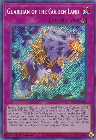 Guardian of the Golden Land [SESL-EN032] Secret Rare | Exor Games Summserside