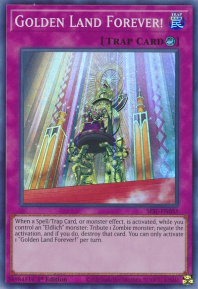 Golden Land Forever! [SESL-EN035] Super Rare | Exor Games Summserside