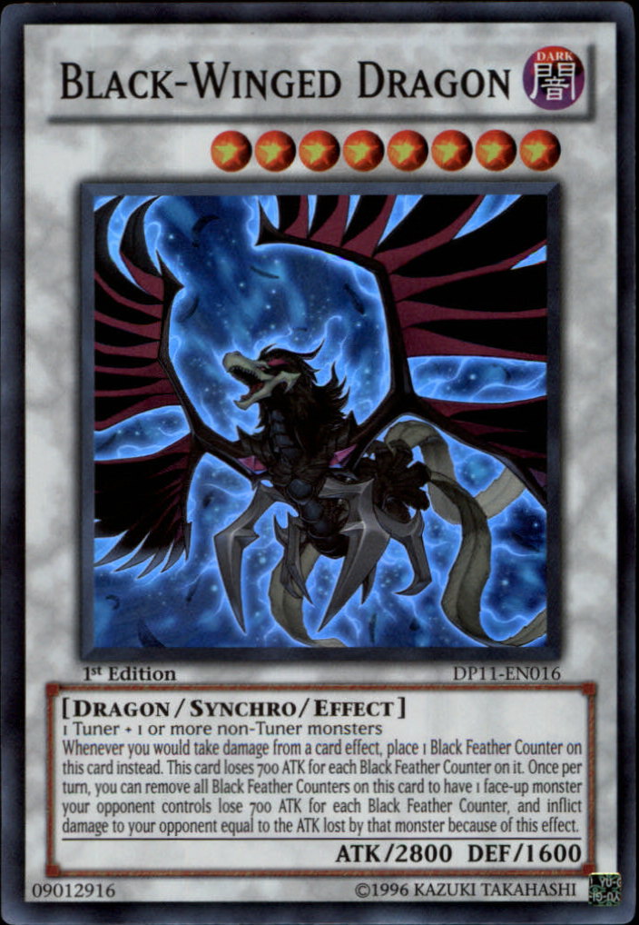 Black-Winged Dragon [DP11-EN016] Super Rare | Exor Games Summserside