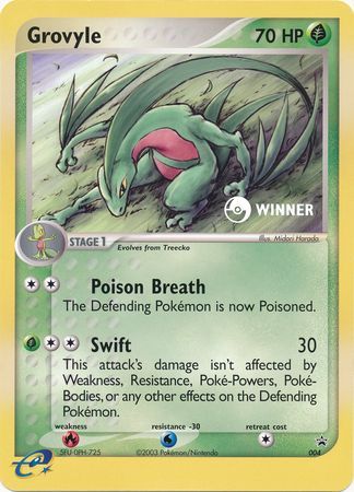 Grovyle (004) (Jumbo Card) [Nintendo: Black Star Promos] | Exor Games Summserside