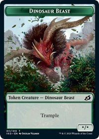 Dinosaur Beast Token [Ikoria: Lair of Behemoths] | Exor Games Summserside