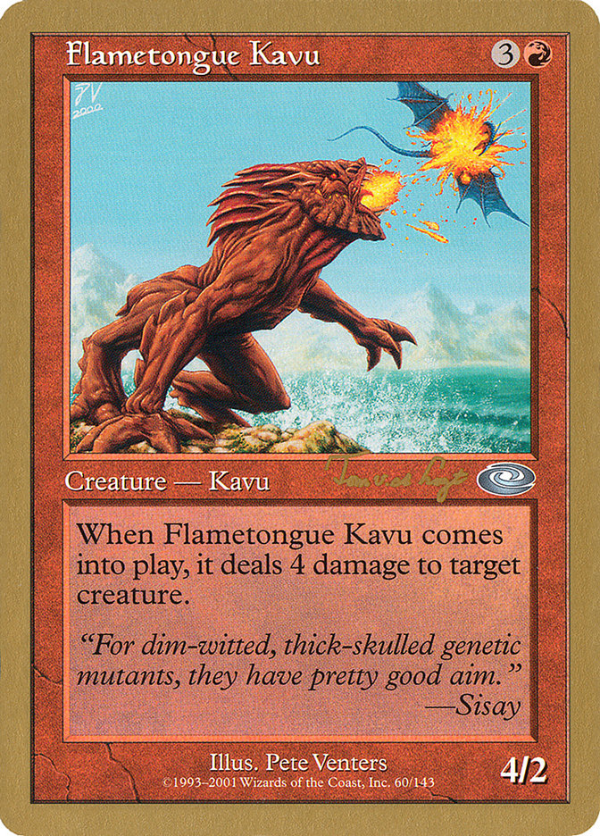 Flametongue Kavu (Tom van de Logt) [World Championship Decks 2001] | Exor Games Summserside