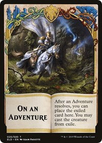 On An Adventure // Spirit Double-sided Token (Challenger 2020) [Unique and Miscellaneous Promos] | Exor Games Summserside