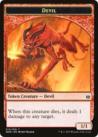 Devil // Satyr Double-sided Token (Challenger 2020) [Unique and Miscellaneous Promos] | Exor Games Summserside