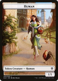 Human Double-sided Token (Challenger 2020) [Unique and Miscellaneous Promos] | Exor Games Summserside