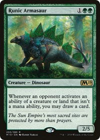 Runic Armasaur [Promo Pack: Ikoria] | Exor Games Summserside