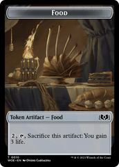 Faerie // Food (0010) Double-Sided Token [Wilds of Eldraine Tokens] | Exor Games Summserside