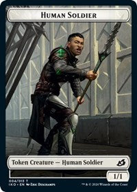 Human Soldier (004) // Zombie Double-sided Token [Commander 2020] | Exor Games Summserside