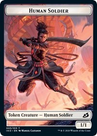 Human Soldier (003) // Zombie Double-sided Token [Commander 2020] | Exor Games Summserside