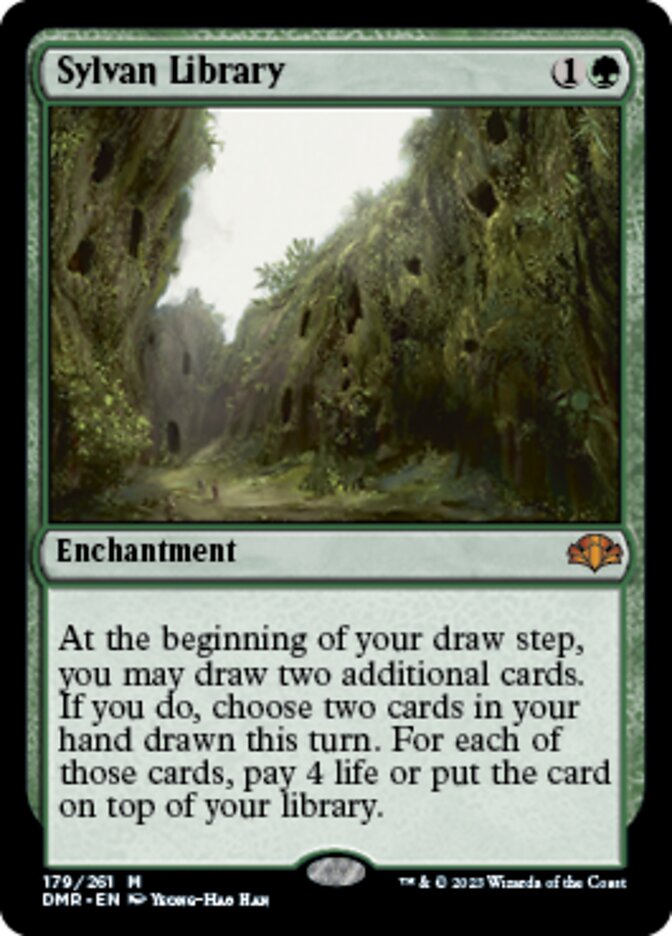 Sylvan Library [Dominaria Remastered] | Exor Games Summserside