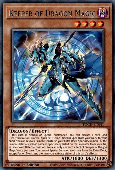 Keeper of Dragon Magic [TOCH-EN041] Rare | Exor Games Summserside