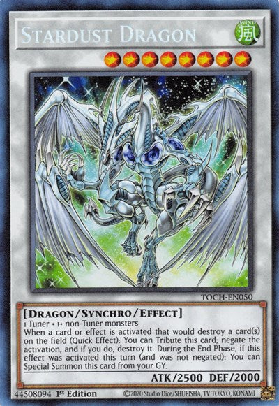 Stardust Dragon (CR) [TOCH-EN050] Collector's Rare | Exor Games Summserside