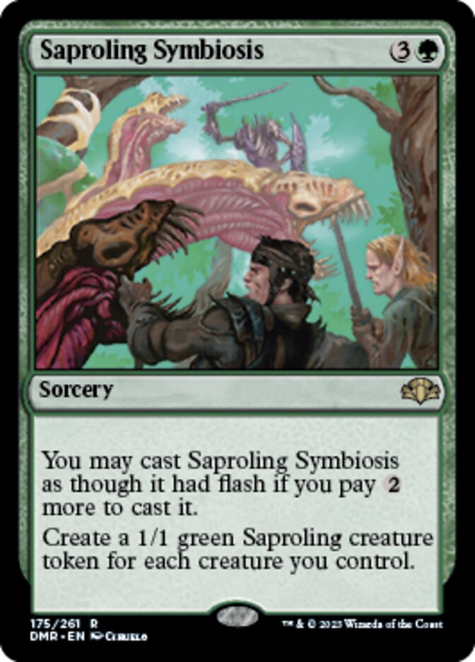 Saproling Symbiosis [Dominaria Remastered] | Exor Games Summserside