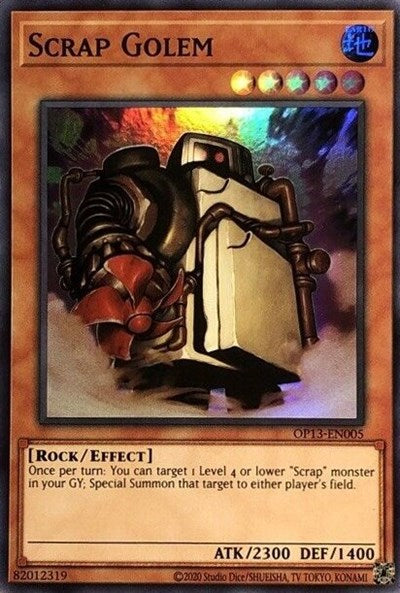 Scrap Golem [OP13-EN005] Super Rare | Exor Games Summserside