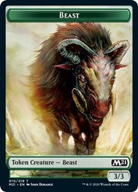 Beast Token [Core Set 2021] | Exor Games Summserside