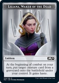 Emblem - Liliana, Waker of the Dead [Core Set 2021] | Exor Games Summserside