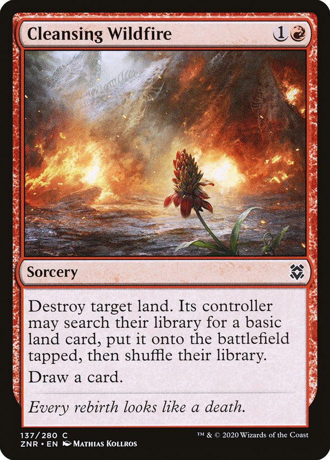 Cleansing Wildfire [Zendikar Rising] | Exor Games Summserside