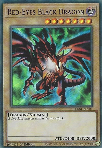 Red-Eyes Black Dragon (Purple) [LDS1-EN001] Ultra Rare | Exor Games Summserside