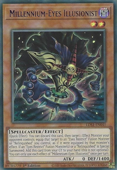 Millennium-Eyes Illusionist (Purple) [LDS1-EN045] Ultra Rare | Exor Games Summserside