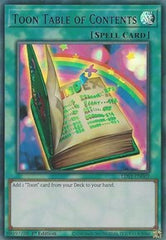 Toon Table of Contents (Blue) [LDS1-EN069] Ultra Rare | Exor Games Summserside