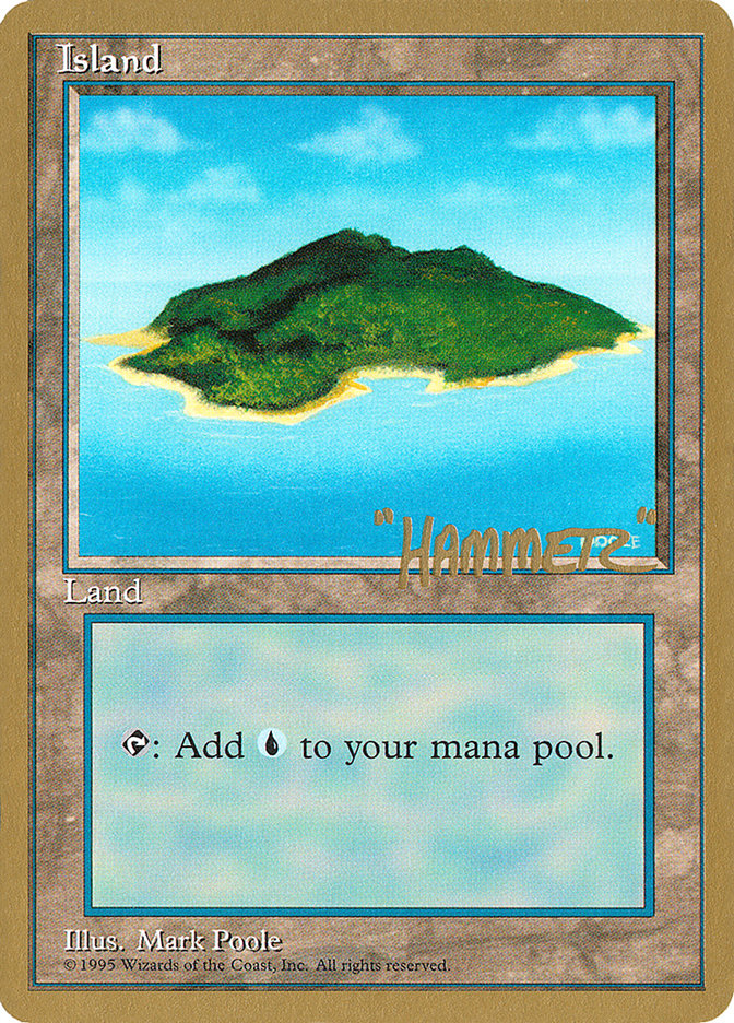 Island (shr367) (Shawn "Hammer" Regnier) [Pro Tour Collector Set] | Exor Games Summserside