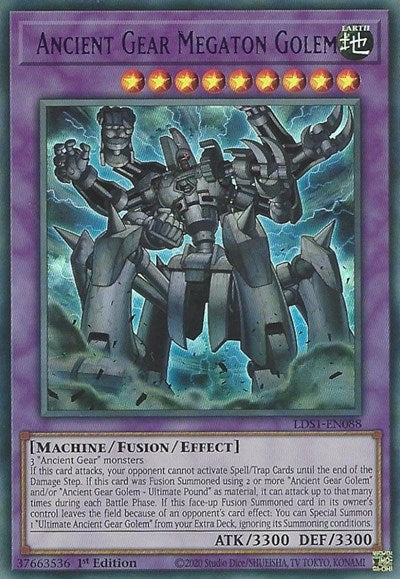 Ancient Gear Megaton Golem (Purple) [LDS1-EN088] Ultra Rare | Exor Games Summserside