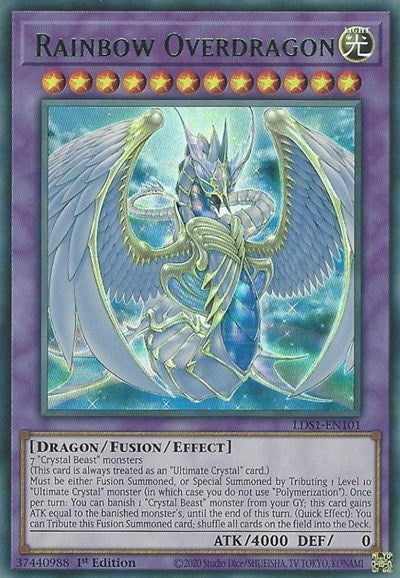 Rainbow Overdragon (Green) [LDS1-EN101] Ultra Rare | Exor Games Summserside