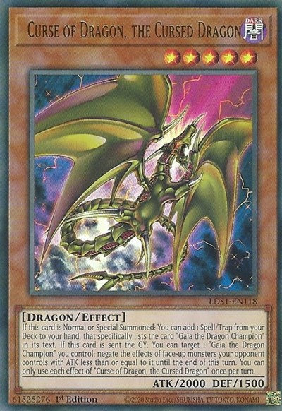 Curse of Dragon, the Cursed Dragon [LDS1-EN118] Ultra Rare | Exor Games Summserside