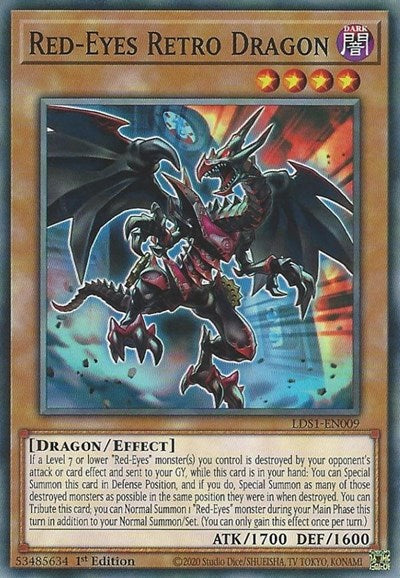 Red-Eyes Retro Dragon [LDS1-EN009] Common | Exor Games Summserside