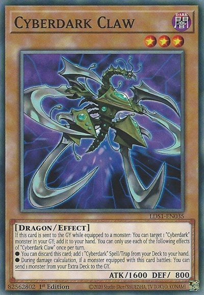 Cyberdark Claw [LDS1-EN035] Common | Exor Games Summserside