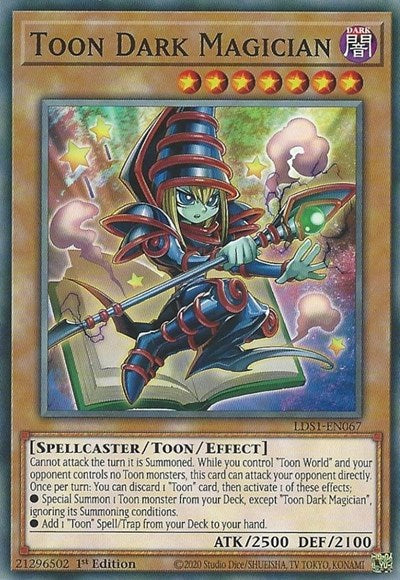 Toon Dark Magician [LDS1-EN067] Common | Exor Games Summserside