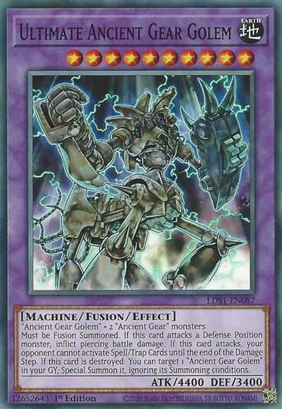 Ultimate Ancient Gear Golem [LDS1-EN087] Common | Exor Games Summserside