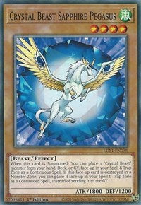 Crystal Beast Sapphire Pegasus [LDS1-EN098] Common | Exor Games Summserside