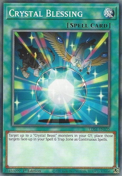 Crystal Blessing [LDS1-EN105] Common | Exor Games Summserside