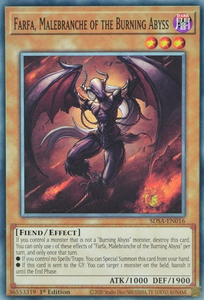 Farfa, Malebranche of the Burning Abyss [SDSA-EN016] Common | Exor Games Summserside