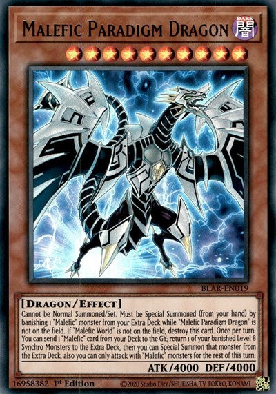 Malefic Paradigm Dragon [BLAR-EN019] Ultra Rare | Exor Games Summserside