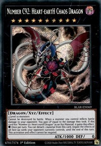 Number C92: Heart-eartH Chaos Dragon [BLAR-EN069] Secret Rare | Exor Games Summserside