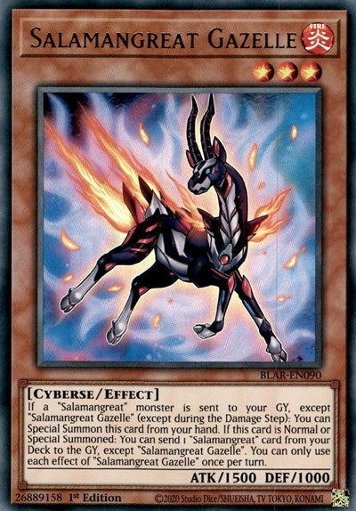 Salamangreat Gazelle [BLAR-EN090] Ultra Rare | Exor Games Summserside