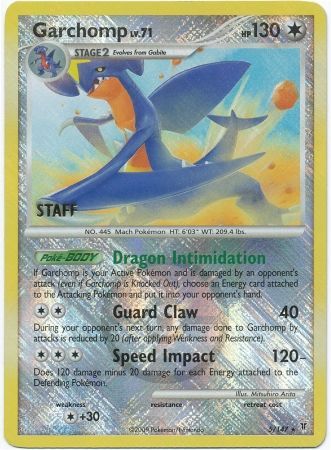 Garchomp (5/147) (Championship Promo Staff) [Platinum: Supreme Victors] | Exor Games Summserside