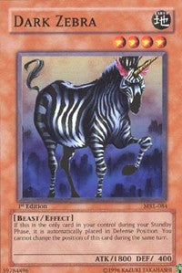 Dark Zebra [MRL-084] Common | Exor Games Summserside