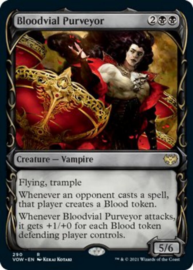 Bloodvial Purveyor (Showcase Fang Frame) [Innistrad: Crimson Vow] | Exor Games Summserside