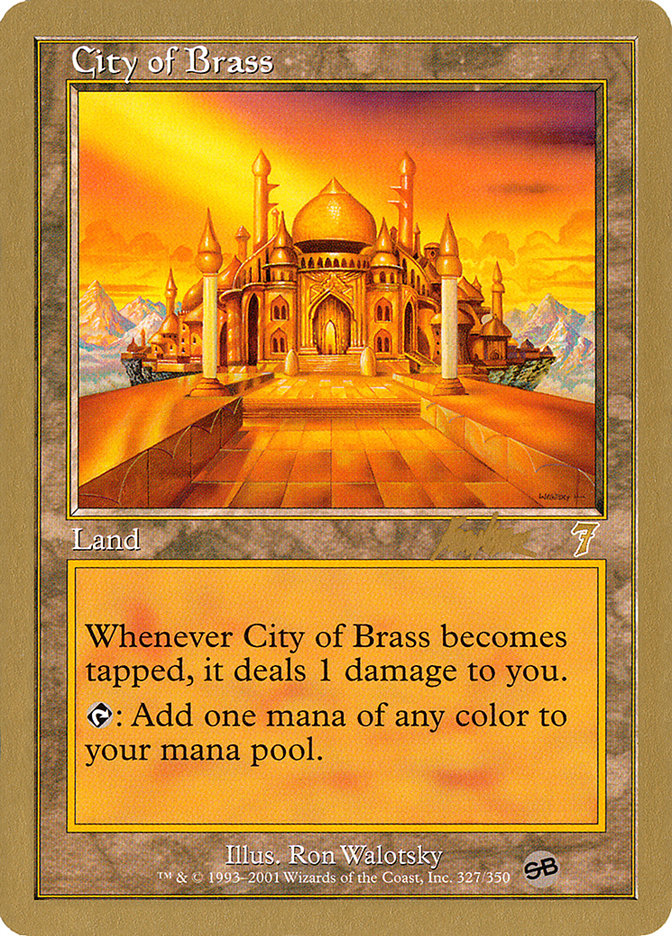 City of Brass (Brian Kibler) (SB) [World Championship Decks 2002] | Exor Games Summserside