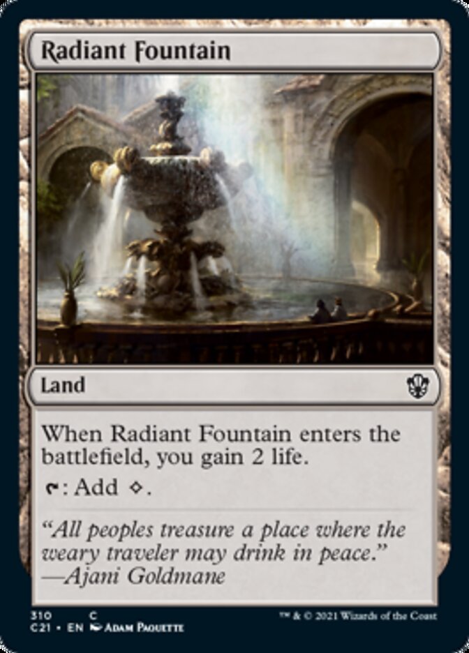 Radiant Fountain [Commander 2021] | Exor Games Summserside