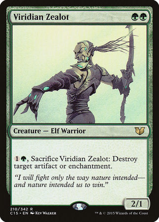 Viridian Zealot [Commander 2015] | Exor Games Summserside