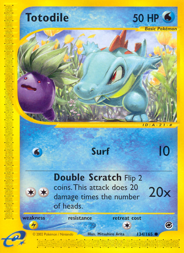 Totodile (134/165) [Expedition: Base Set] | Exor Games Summserside